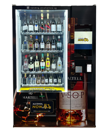Cold Wine and Spirits Vending: Glass Bottles