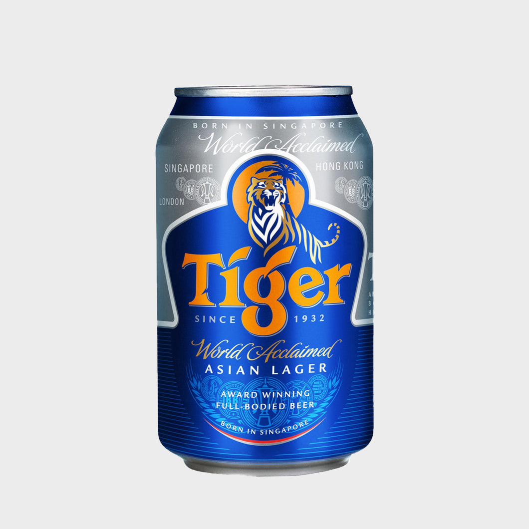 Tiger Lager Beer - 320ml Can 5%  ABV